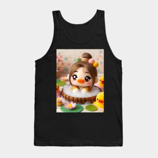 Discover Adorable Baby Cartoon Designs for Your Little Ones - Cute, Tender, and Playful Infant Illustrations! Tank Top